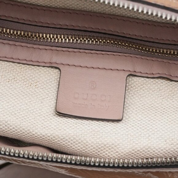 Gucci Soho Shoulder Bag Large Beige Leather - Picture 13 of 15